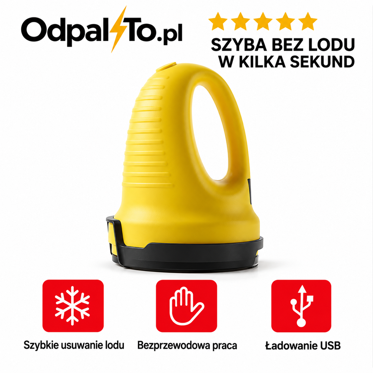 OdpalTo Ice — elektryczna skrobaczka.